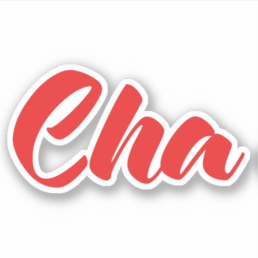 Vietnamesischer Vater - Cha ~ TietetVivimont Langu Aufkleber (Vorderseite)