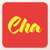 Vietnamesischer Vater - Cha ~ TietetVivimont Langu Rechteckiger Pappuntersetzer (Vorderseite)