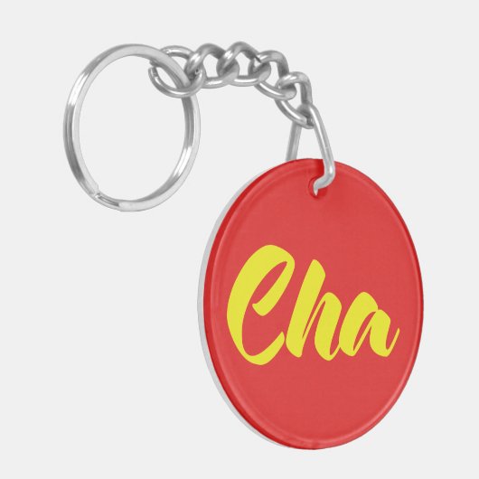 Vietnamesischer Vater - Cha ~ TietetVivimont Langu Schlüsselanhänger (Vorderseite links)