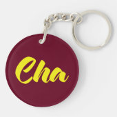 Vietnamesischer Vater - Cha ~ TietetVivimont Langu Schlüsselanhänger (Rückseite)