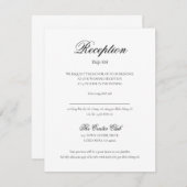 Vietnamesischer zweisprachiger Empfang Einladung (Vorne/Hinten)