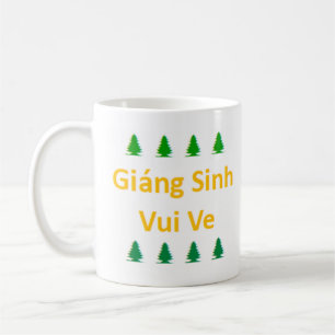vietnamesisches frohes Weihnachten Kaffeetasse