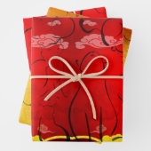 Vietnamesisches Katzenjahr 2023 WP3 Geschenkpapier Set (Beispiel)