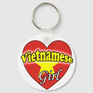 Vietnamesisches Mädchen Schlüsselanhänger