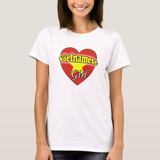 vietnamesisches Mädchen T-Shirt (Vorderseite)