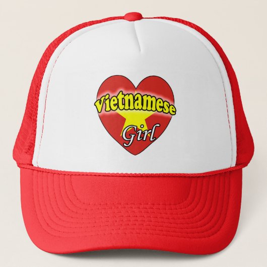 vietnamesisches Mädchen Truckerkappe (Vorderseite)