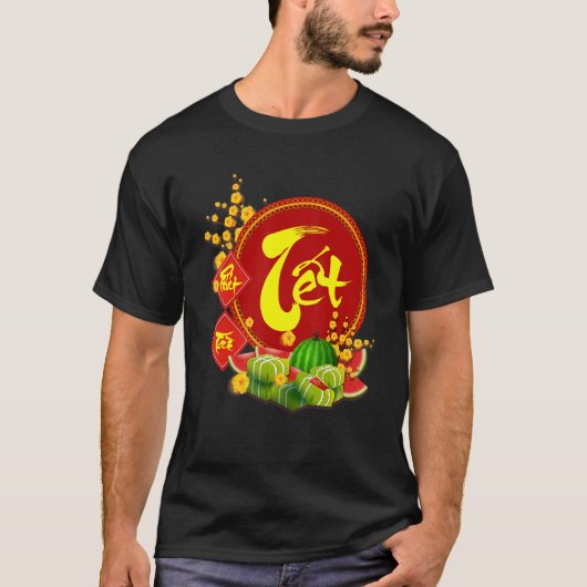 Vietnamesisches Neujahr 2023 Phat Tai Phat Loc New T-Shirt (Vorderseite)