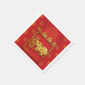 Vietnamesisches Neujahr OX-Papier-PN Serviette (Ecke)