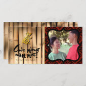 Vietnamesisches Neujahr Rat 2020 Familie Gruß TYC Dankeskarte (Vorne/Hinten)