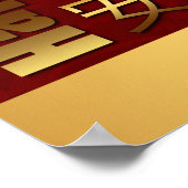 Vietnamesisches Neujahr Têt of the Tiger Celebrati Poster (Ecke)