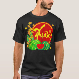 Vietnamesisches Neujahrsdekor 2022 Xuan Chuc Mun T-Shirt