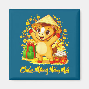 Vietnamesisches Neujahrsfest 2026 tet viet chuc mu Magnet