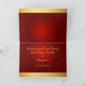 Vietnamesisches Neujahrspferd 2026 HGC2 Karte (Innenseite)