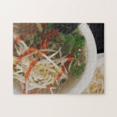 Vietnamesisches Pho Beef Noodle Soup Food Jigsaw P Puzzle (Horizontal)