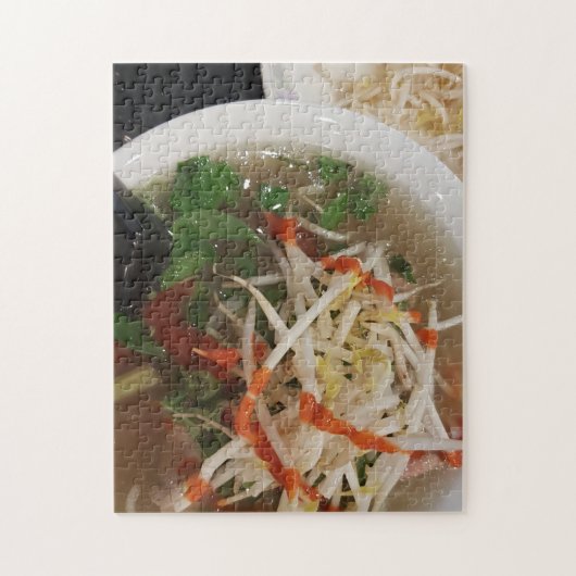 Vietnamesisches Pho Beef Noodle Soup Food Jigsaw P Puzzle (Vertikal)