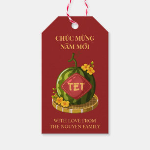 Vietnamesisches Tet-Wassermelonen-Ochna-Blumen Neu Geschenkanhänger