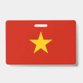 Vietnamflagge Ausweis (Rückseite)