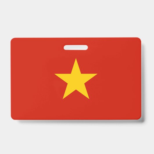 Vietnamflagge Ausweis (Vorderseite)