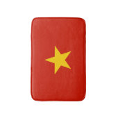 Vietnamflagge Badematte (Vorderseite Vertikal)