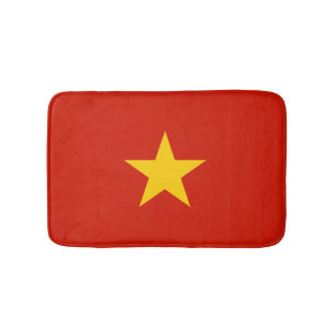 Vietnamflagge Badematte