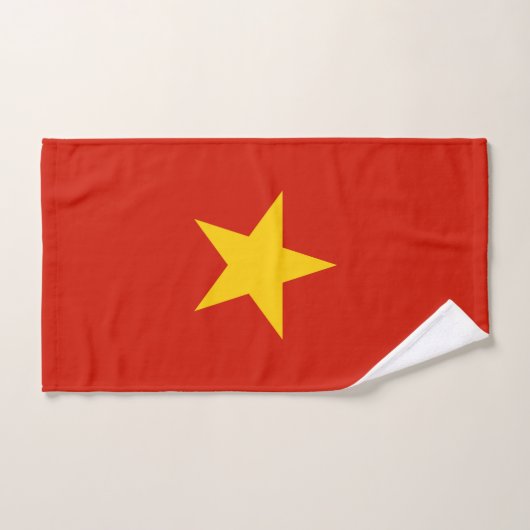 Vietnamflagge Badhandtuch Set (Handtuch)