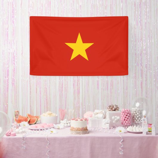 Vietnamflagge Banner (Party)