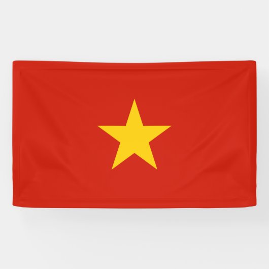 Vietnamflagge Banner (Horizontal)