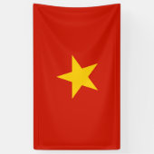 Vietnamflagge Banner (Vertikal)