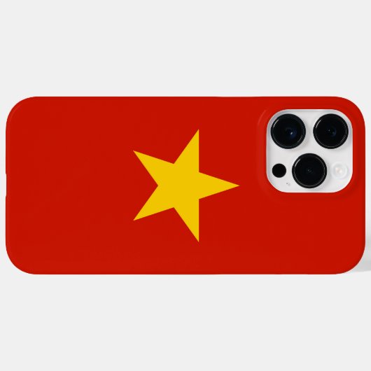 Vietnamflagge Case-Mate iPhone Hülle (Rückseite (Horizontal))