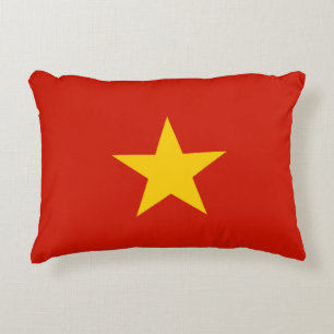 Vietnamflagge Dekokissen