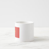 Vietnamflagge Espressotasse (Vorderseite)