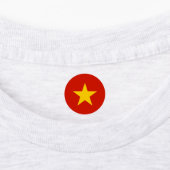 Vietnamflagge Etiketten (Befestigt)