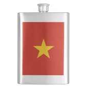 Vietnamflagge Flachmann (Vorderseite)