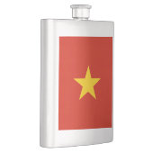 Vietnamflagge Flachmann (Rechts)