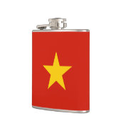 Vietnamflagge Flachmann (Links)