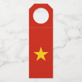 Vietnamflagge Flaschenanhänger (Vorderseite)