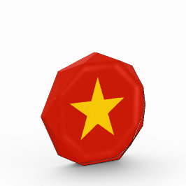 Vietnamflagge Fotoblock