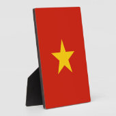 Vietnamflagge Fotoplatte (Seite)