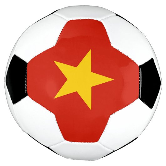 Vietnamflagge Fußball (Gedreht)