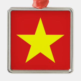 Vietnamflagge Gelbe Star Metal Ornament