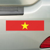 Vietnamflagge Gelber Star-Autoaufkleber Autoaufkleber (Auf Auto)