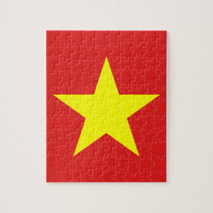 Vietnamflagge Gelber Star-Puzzle Puzzle