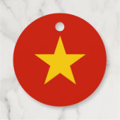 Vietnamflagge Geschenkanhänger (Rückseite)