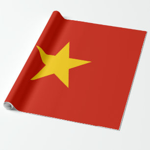 Vietnamflagge Geschenkpapier