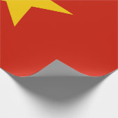 Vietnamflagge Geschenkpapier (Ecke)