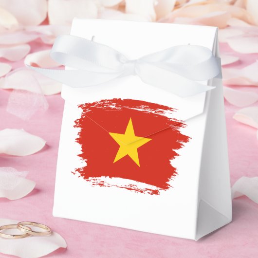 Vietnamflagge Geschenkschachtel (Hochzeit)