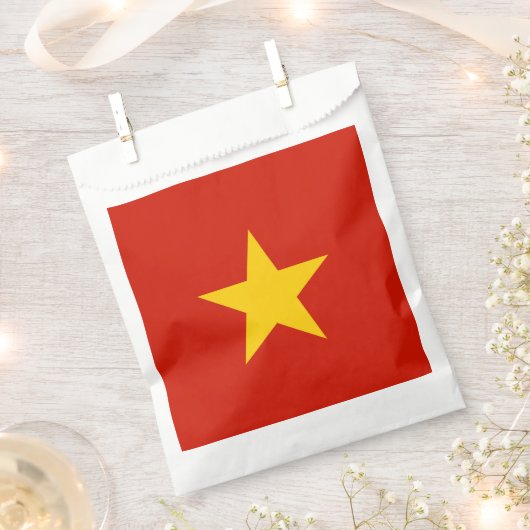 Vietnamflagge Geschenktütchen (Ausgeschnitten)