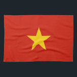 Vietnamflagge Geschirrtuch<br><div class="desc">Ein ideales Geschenk für alle,  die Patrioten ihres Landes sind!</div>