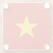 Vietnamflagge Glasuntersetzer (Rückseite)