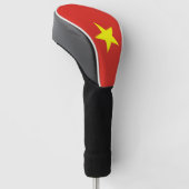 Vietnamflagge Golf Headcover (angewinkelt)
